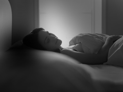Sleeping Woman Bw
