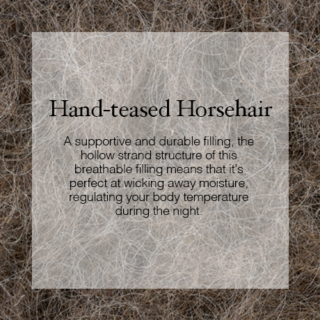 Hand-teased Horsehair