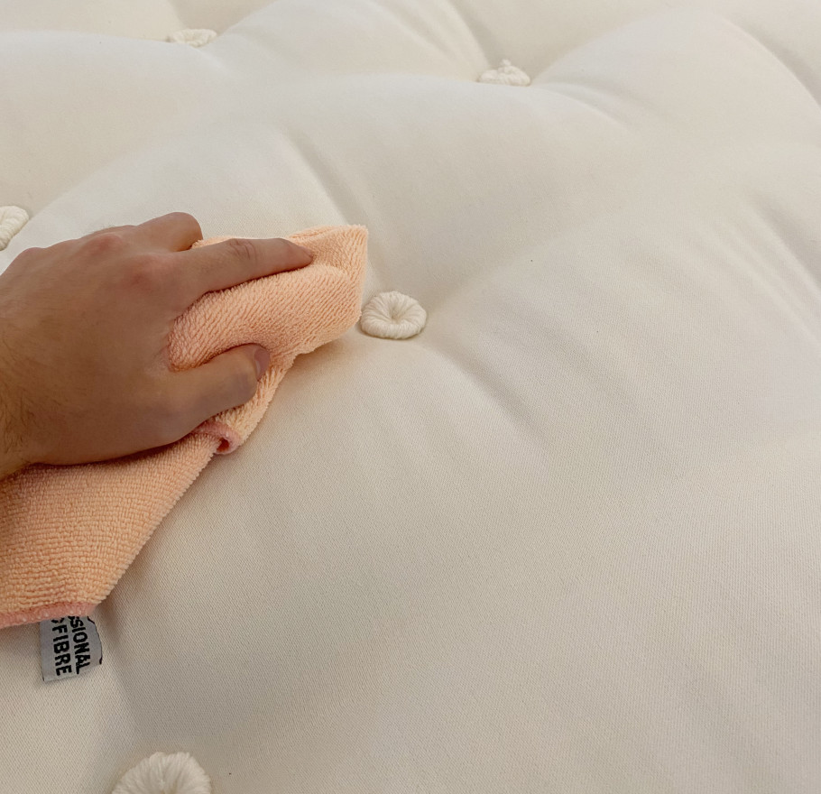 How to clean a mattress gently dab with a cloth