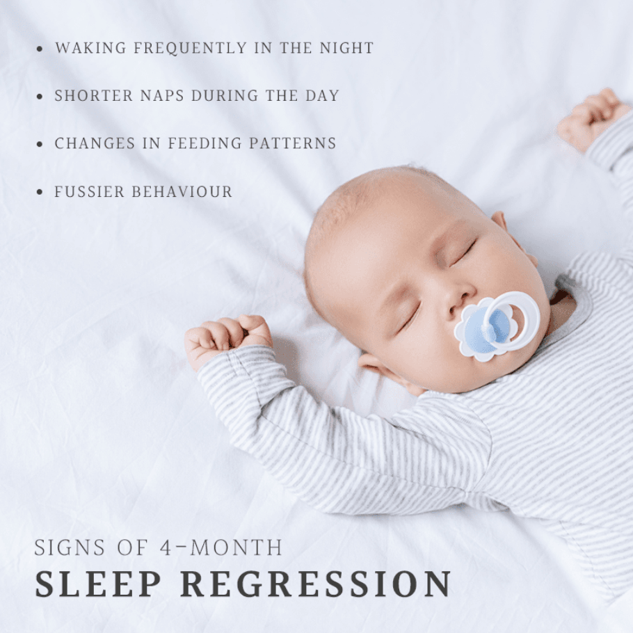 Signs of 4 month regression