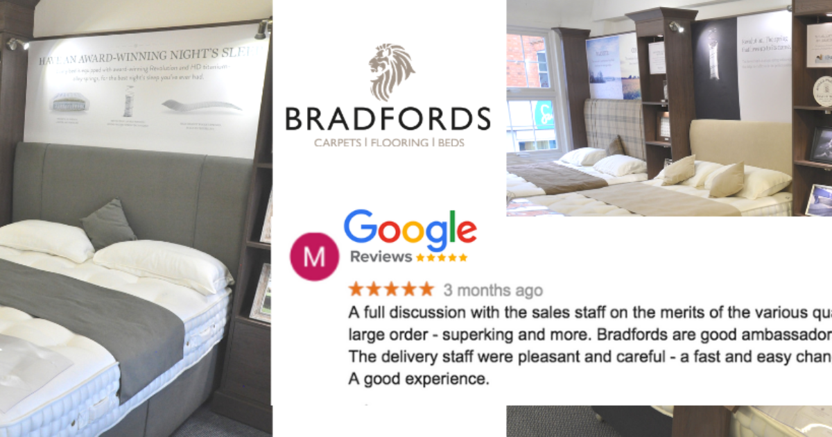 Bradfords Carpets & Beds Ltd, Evesham Harrison Spinks Retailer